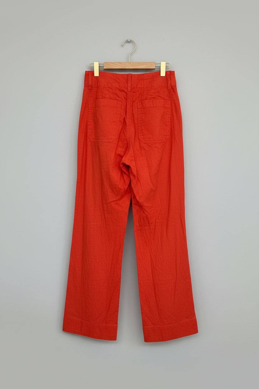 Maeve The Colette Cropped Wide-Leg Pants Size 25