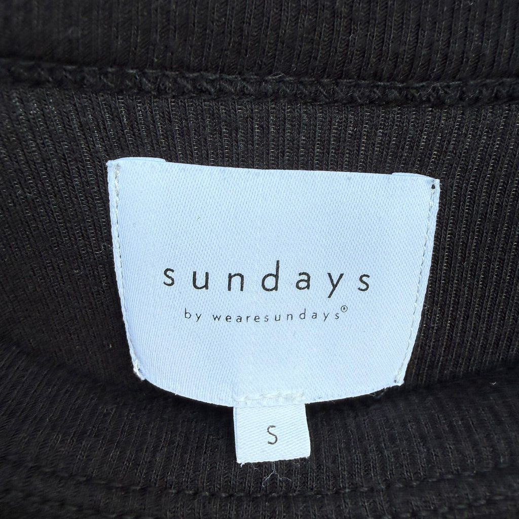 Sundays Ribbed Flutter Sleeve Crop Top Size Small