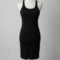 Z Supply Black Ribbed Tank Dress Size Small