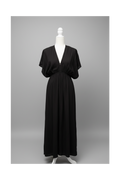 Elan Black Cotton Maxi Dress Size Small