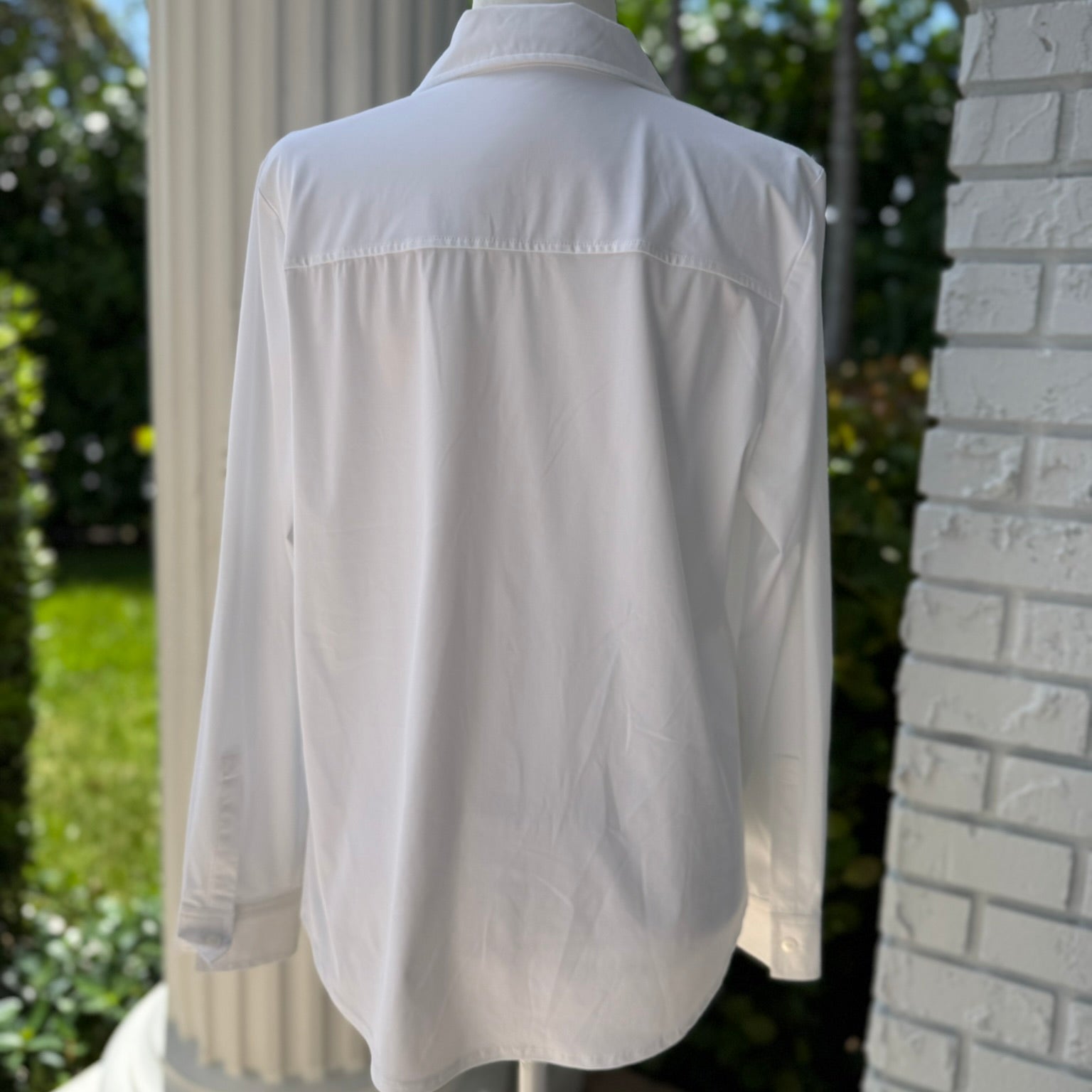 Liverpool Los Angeles White Button-Down Shirt