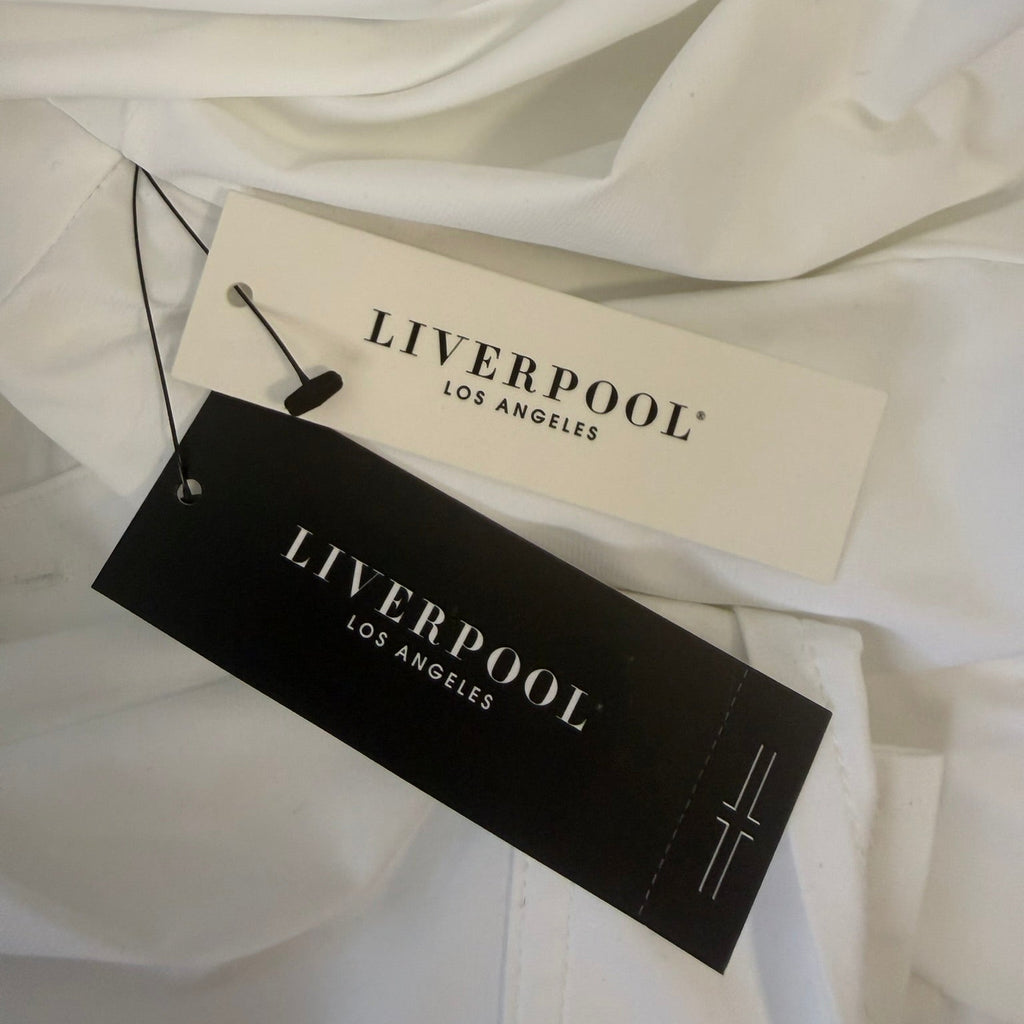 Liverpool Los Angeles White Button-Down Shirt