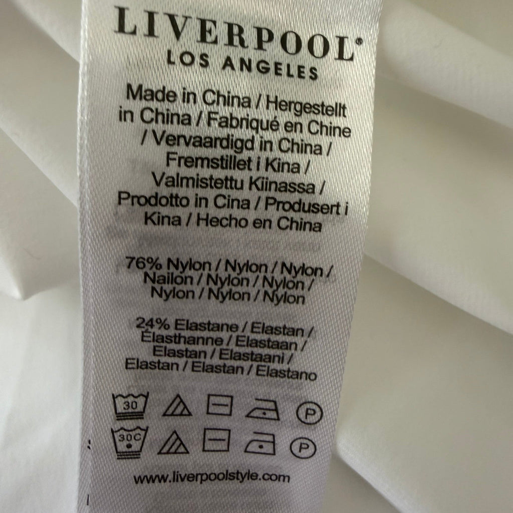 Liverpool Los Angeles White Button-Down Shirt