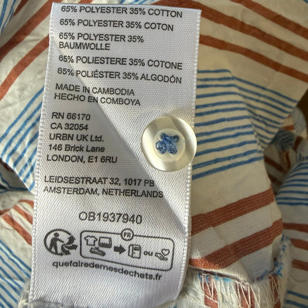 BDG (Urban Outfitters) Striped Oversized Button-Down Shirt Size Small