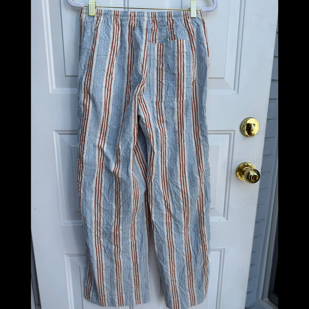 BDG Seersucker Striped Pull-On Trousers Size XS