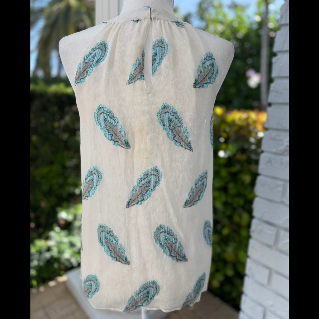 Ramy Brook Aviana Silk Halter Top Size Medium
