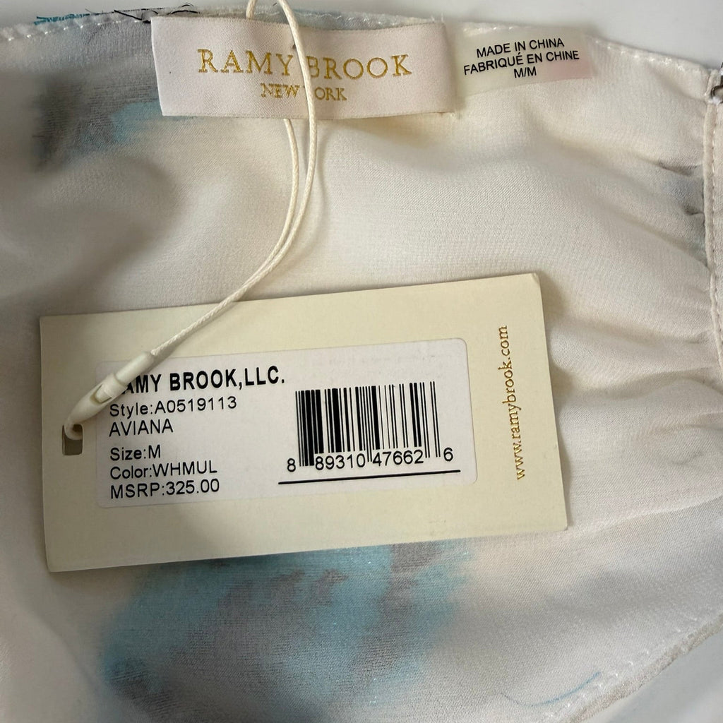 Ramy Brook Aviana Silk Halter Top Size Medium