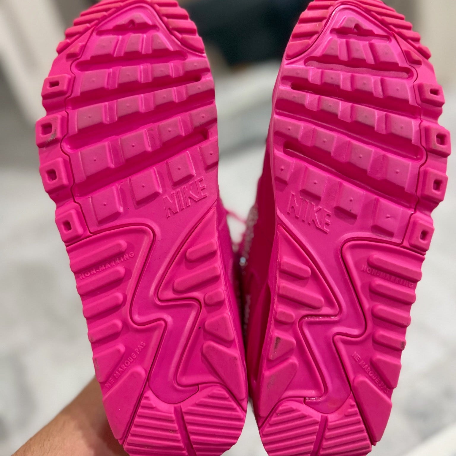 Nike Air Max 90 Rhinestone Sneakers Size 7