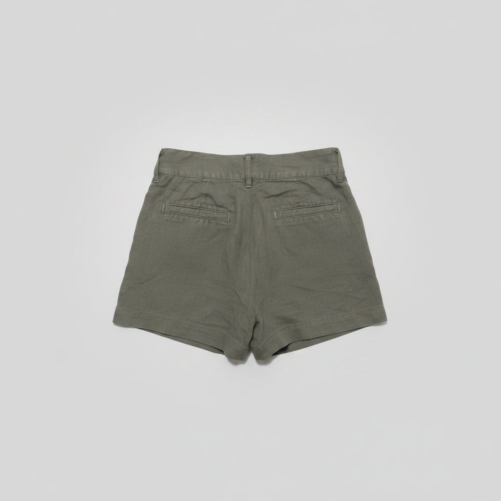 L'Agence Linen Paper Bag Waist Shorts Size 24