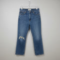 Abercrombie & Fitch Ultra High Rise Ankle Straight Jeans Size 27