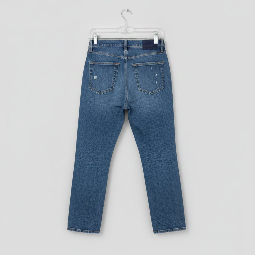 Abercrombie & Fitch Ultra High Rise Ankle Straight Jeans Size 27