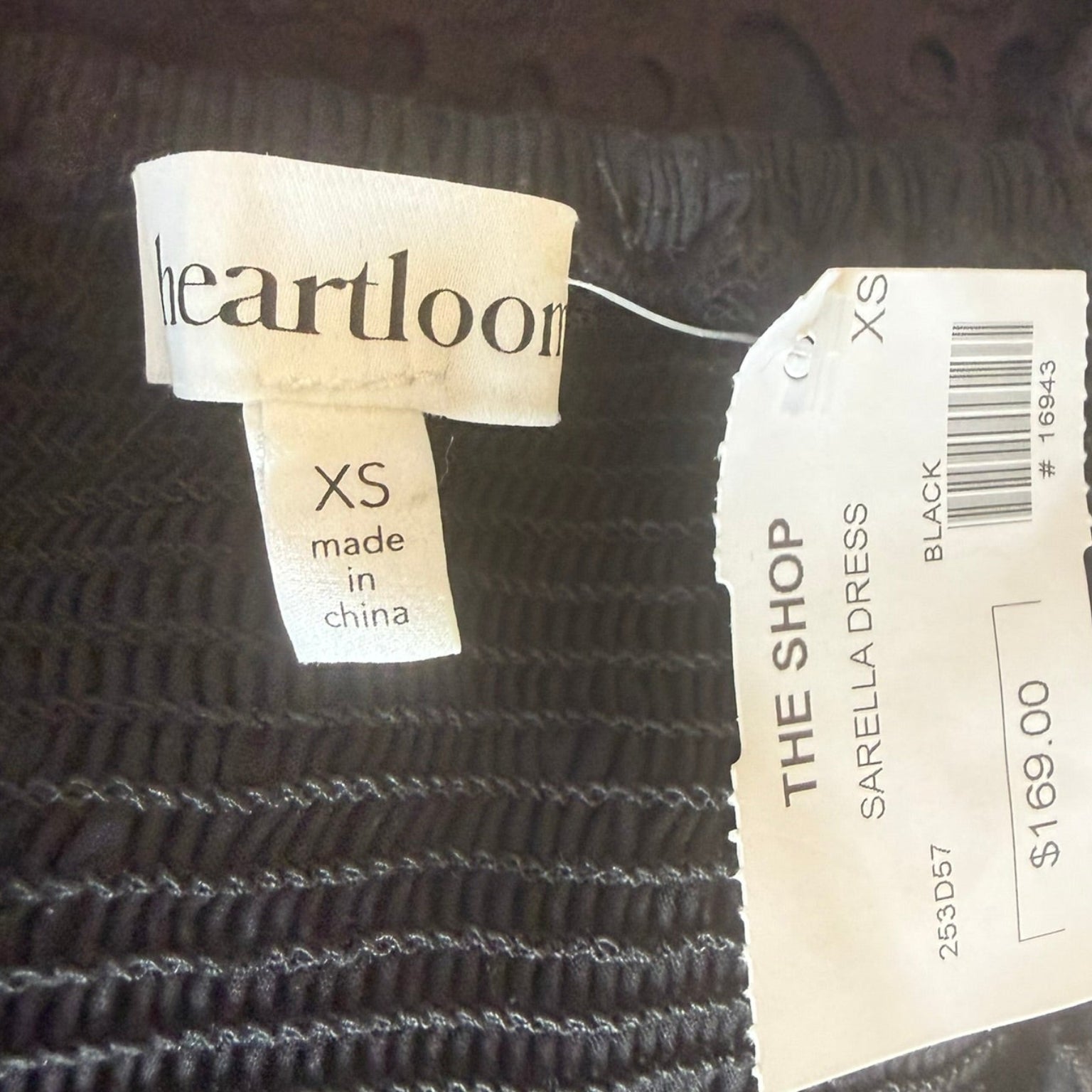 Heartloom Sarella Black Dress Size XS