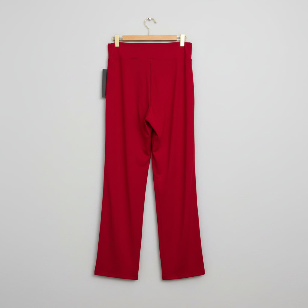 Leggings Depot Red Wide-Leg Lounge Pants Size Small