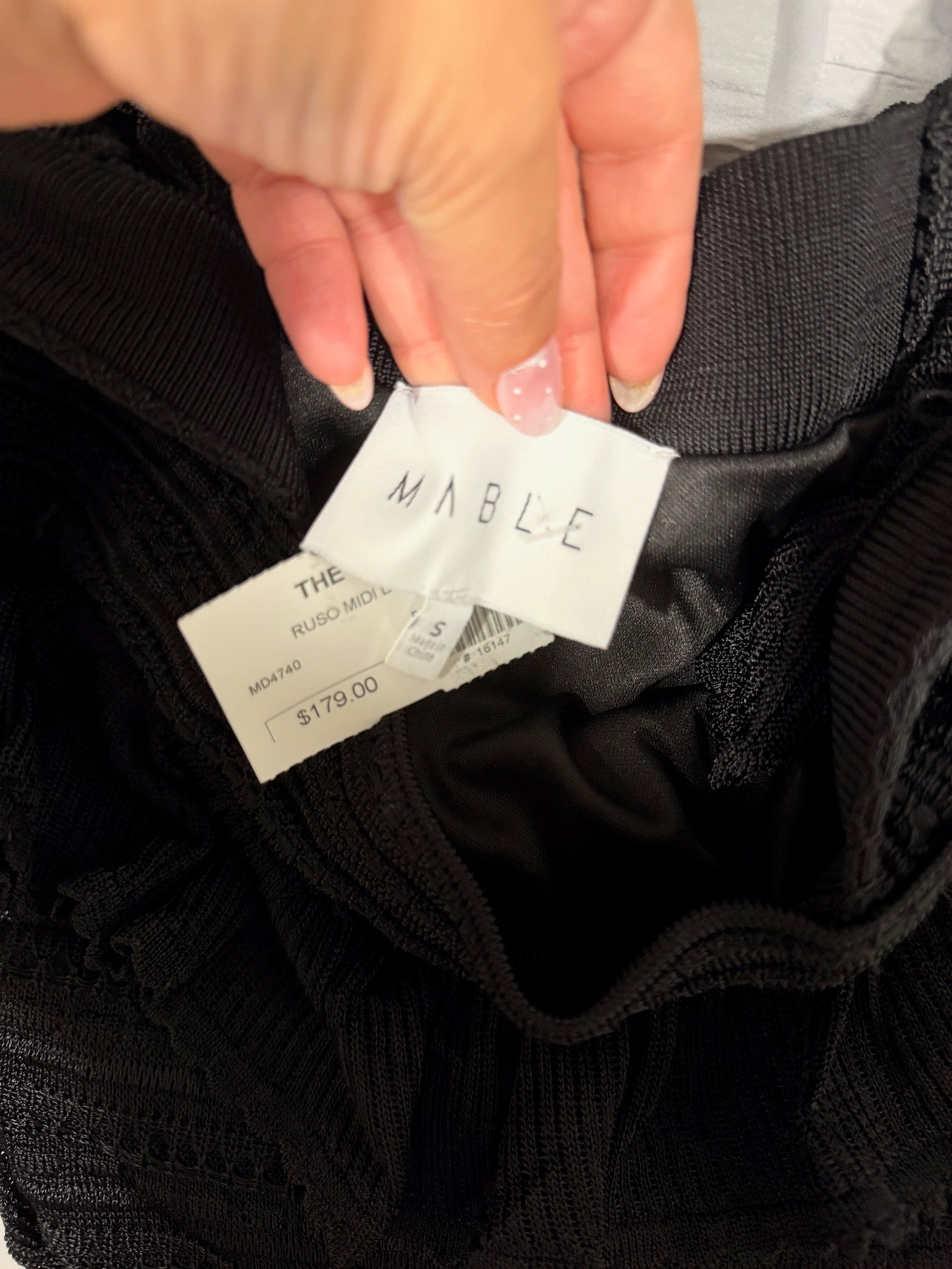Mable Ruso Tiered Midi Dress Size S