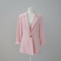 Sanctuary Pale Pink Single Button Blazer Size Large