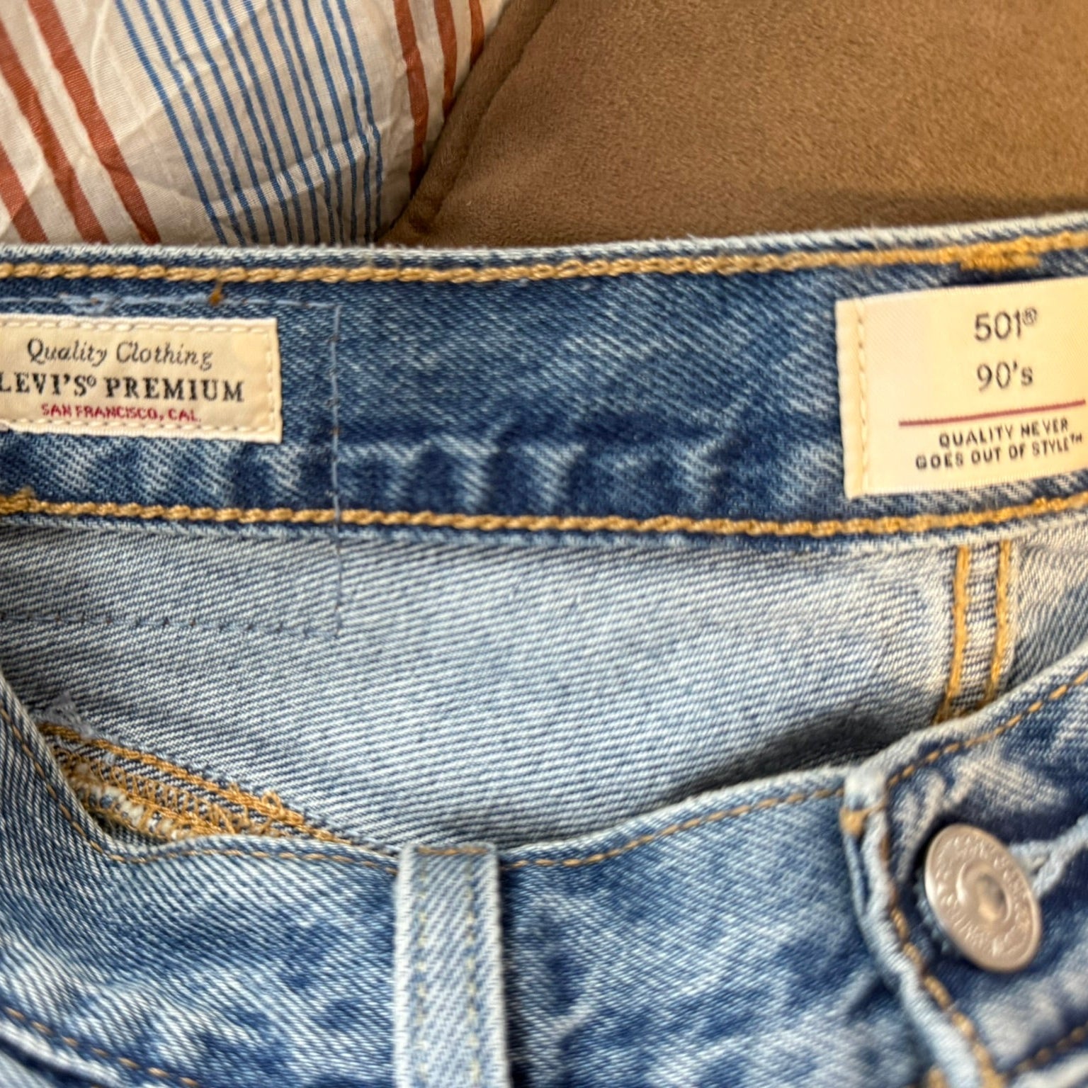 Levi's Premium 501 -90's Two-Tone Jeans Size W27 L30