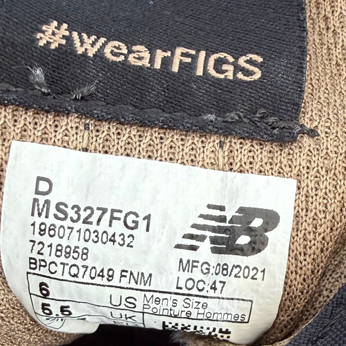 New Balance x Figs 327 Sneaker Size 7.5