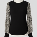 Fifteen Twenty Ribbed Long Sleeve Top Size XS