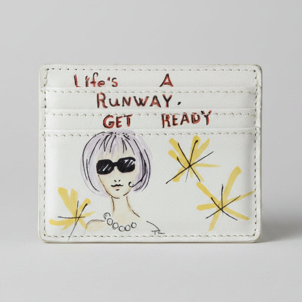 Brighton Illustrated Leather Card Holder