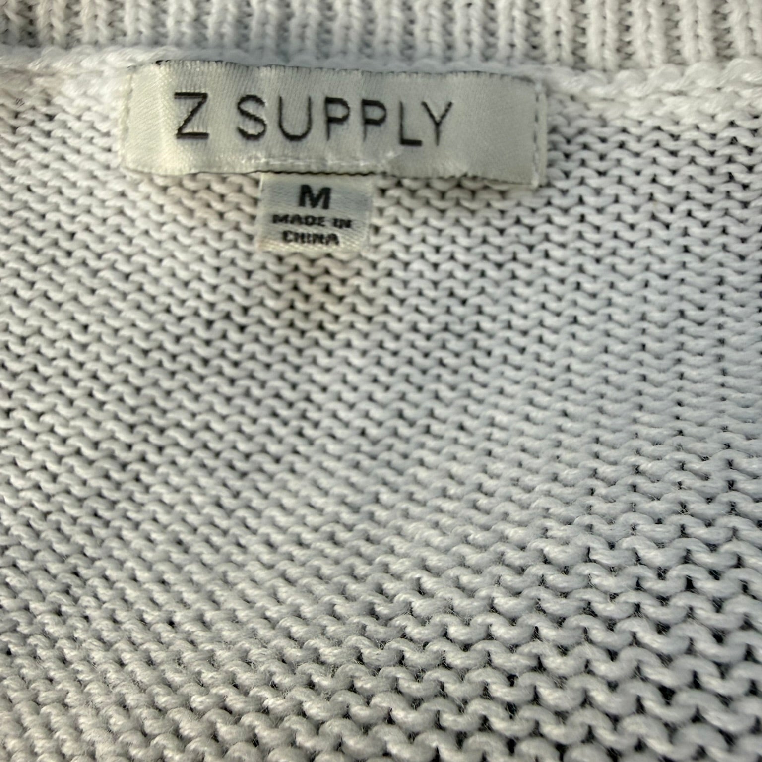 Z Supply Star Graphic Cotton Sweater Size Medium