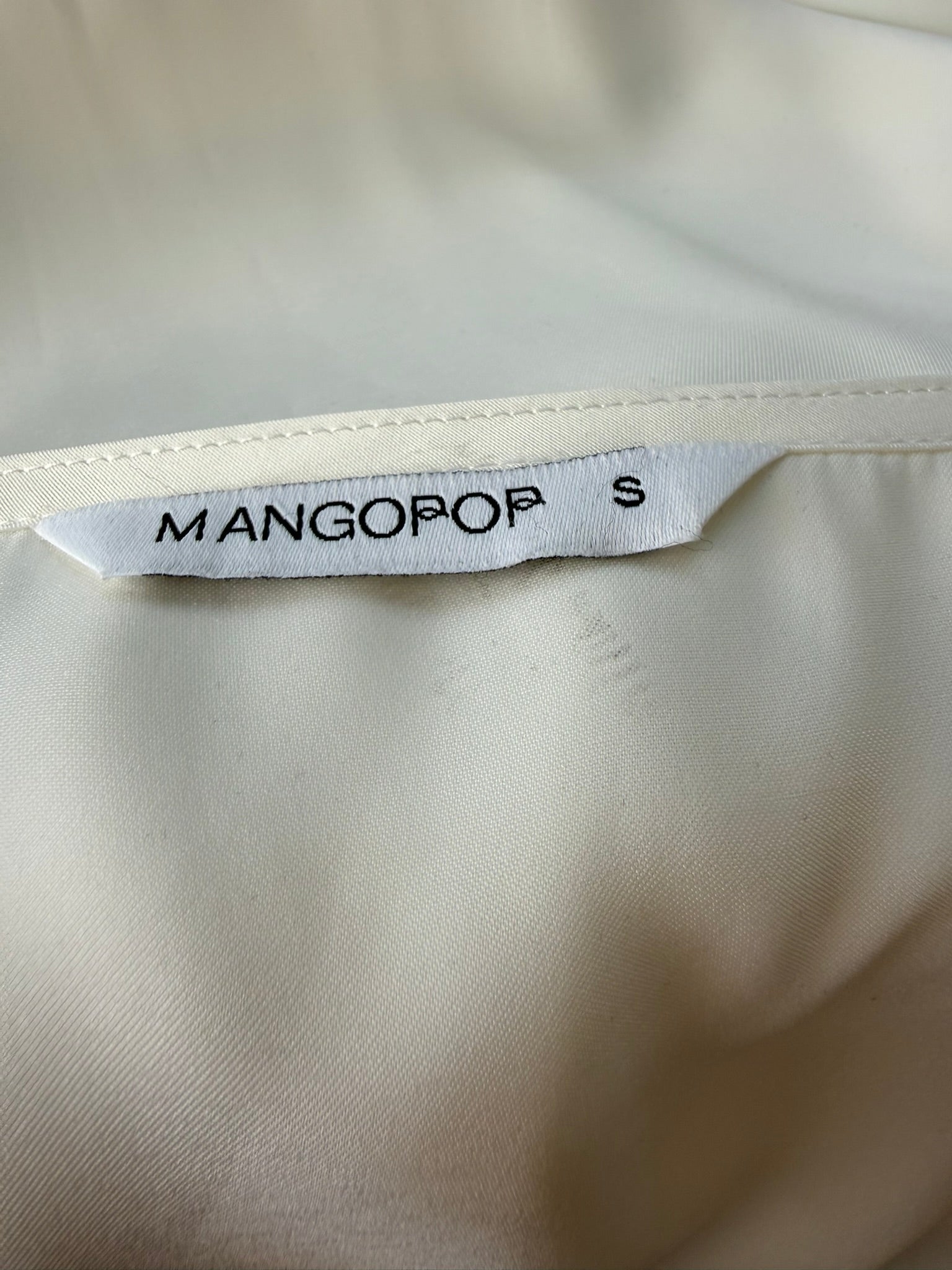 Mangopop Sleeveless V-Neck Bodysuit (2 Colors)-Size Small
