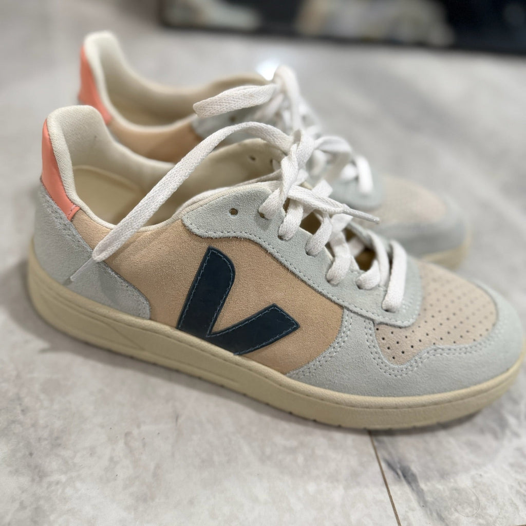 Veja V-10 Suede Multi-Tone Sneakers Size 38 (7)