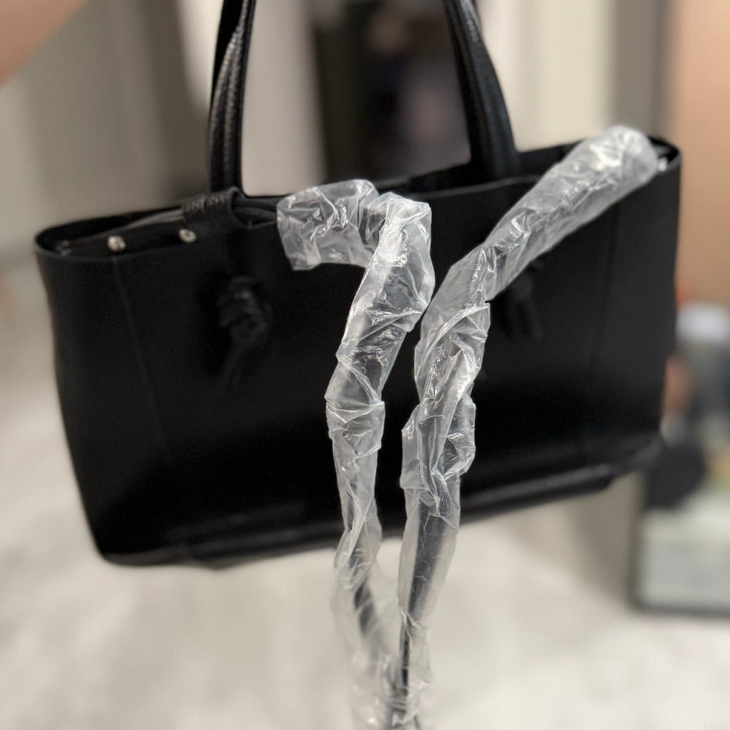 Mango (MNG) textured Faux Leather Tote Bag