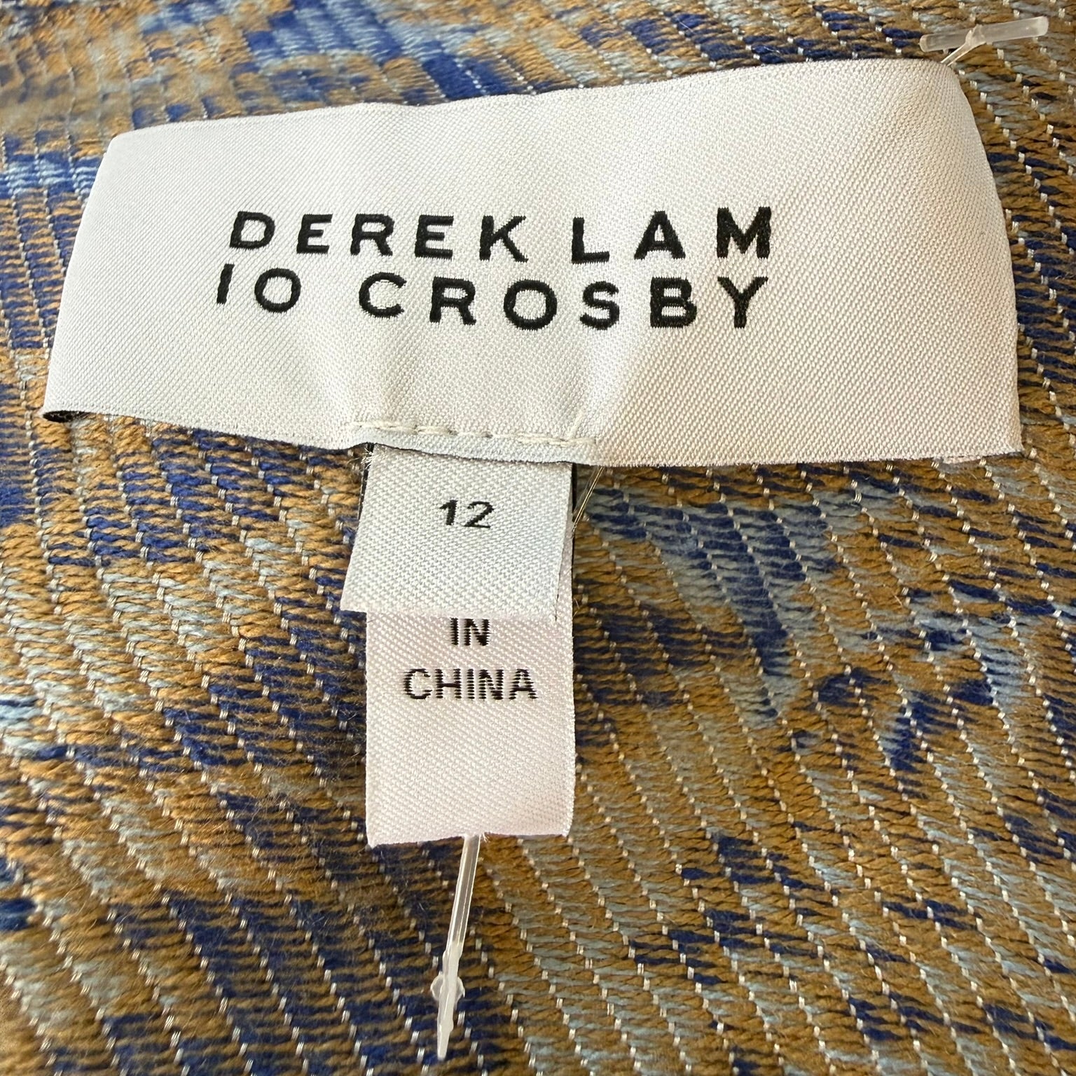 Derek Lam 10 Crosby Jacquard Jacket Size 12