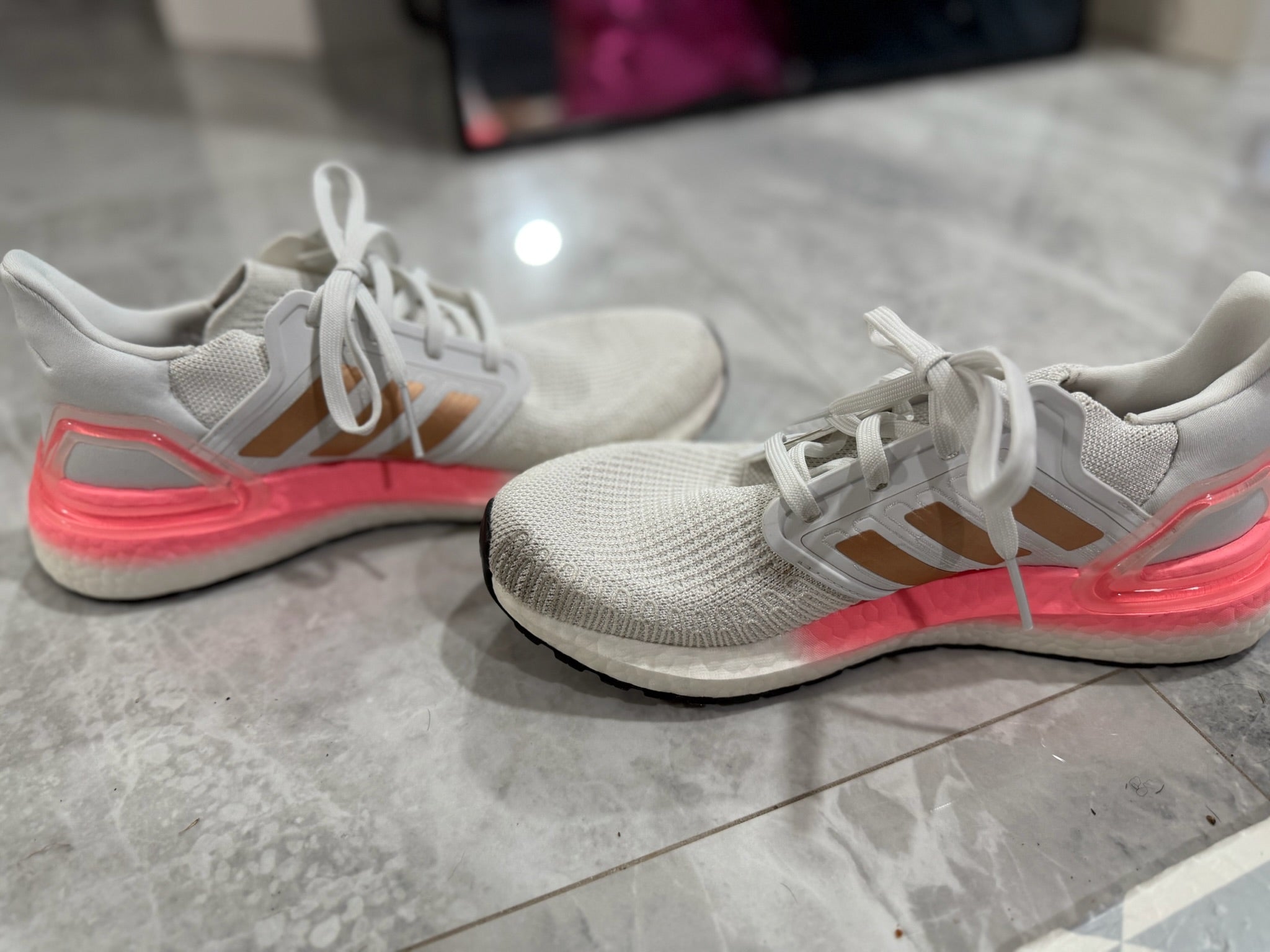 Adidas Ultra Boost 20 Running Shoes Size 8