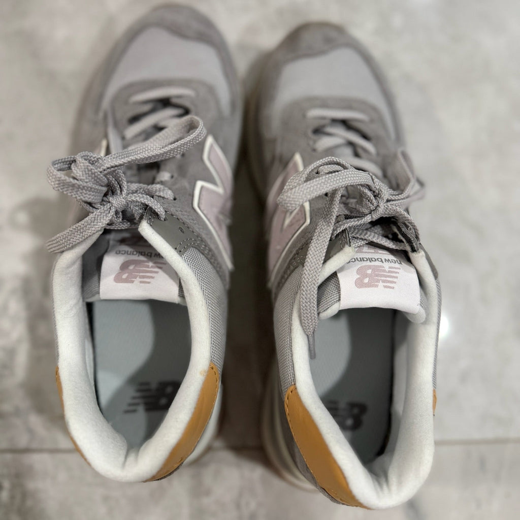 New Balance 574 Grey Gum Sneakers Size 8.5