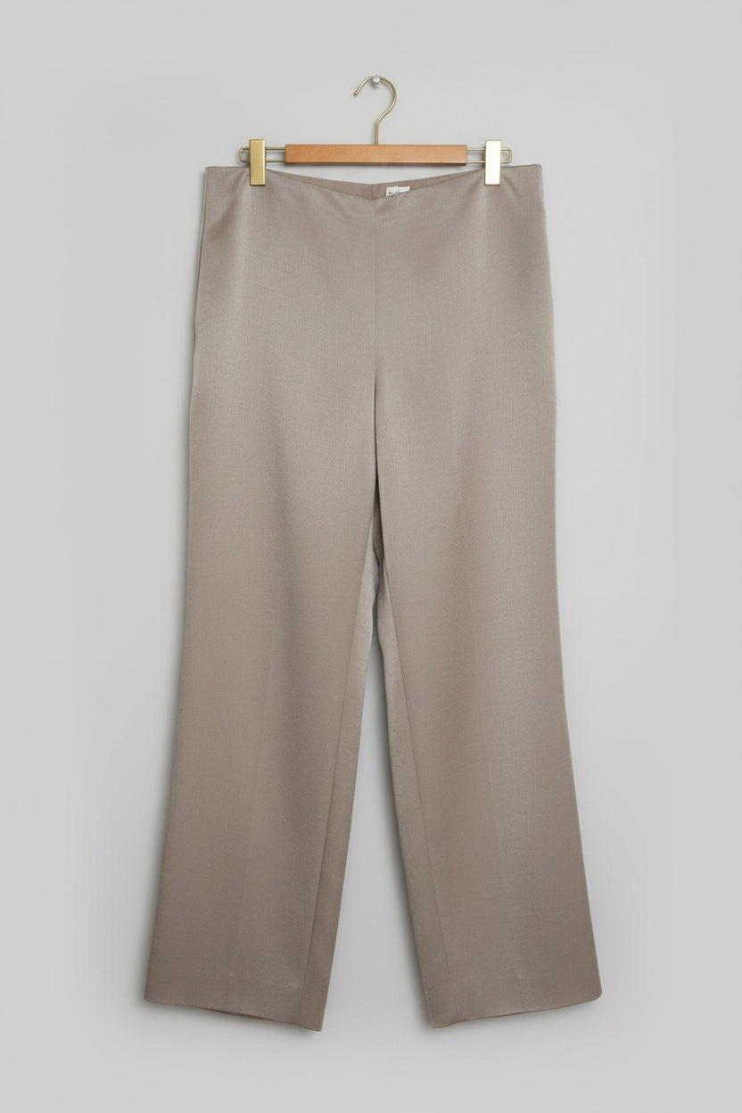 Vince Taupe Wide Leg Trousers Size 12
