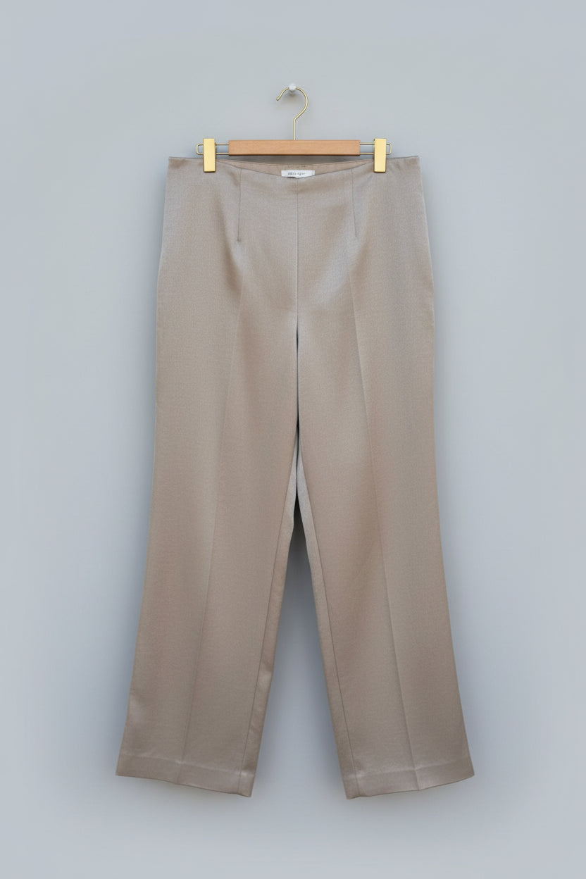 Vince Taupe Wide Leg Trousers Size 12