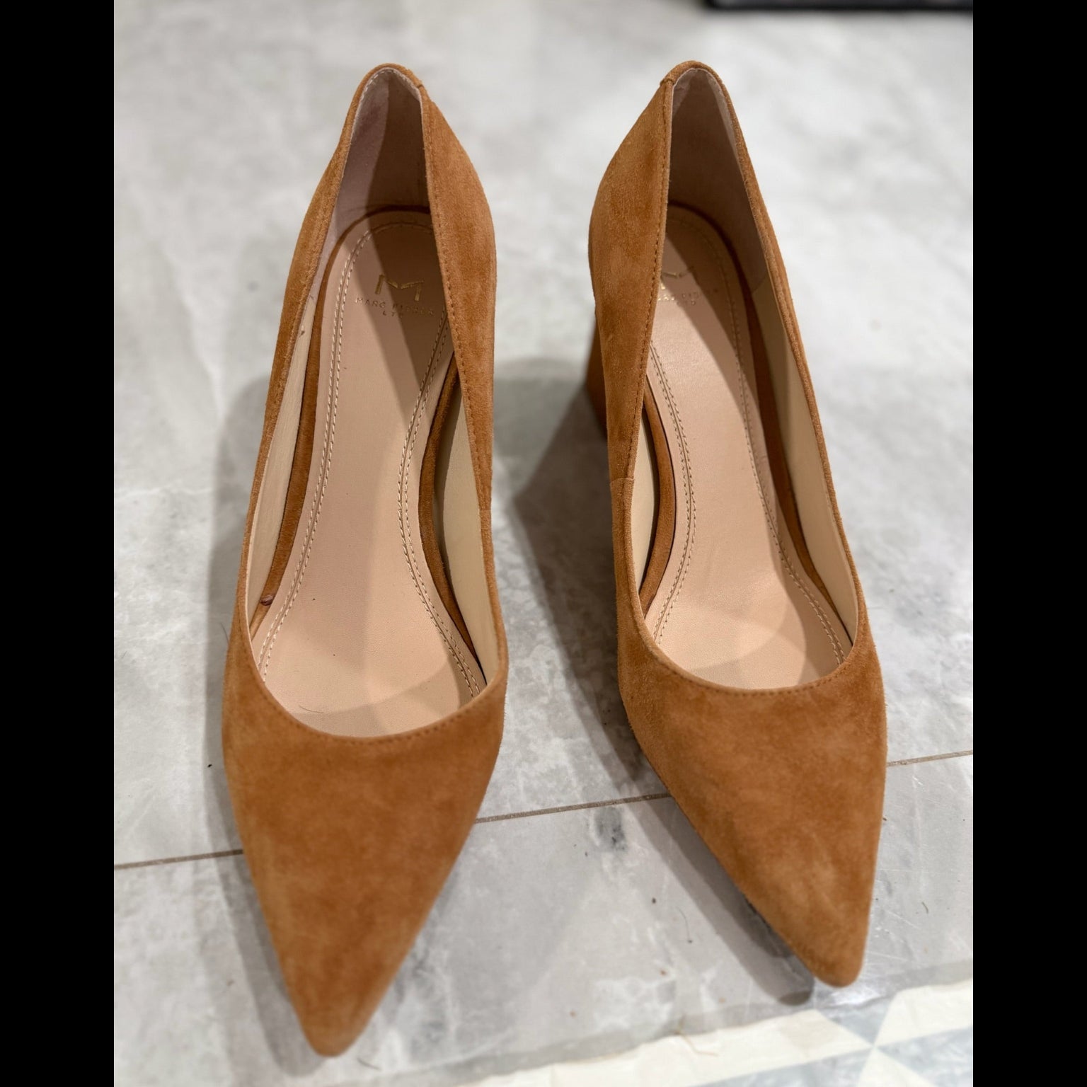 Marc Fisher Suede Block Heels Size 8