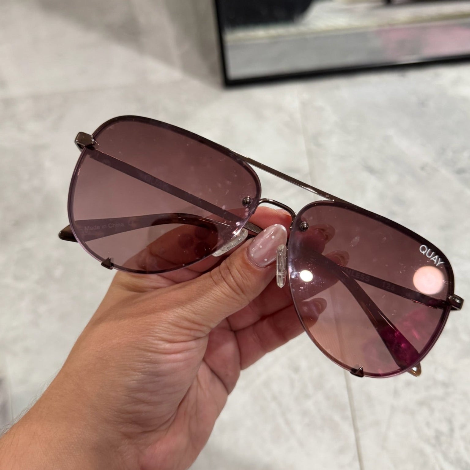Quay Australia Aviator Sunglasses