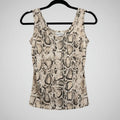 Joseph Ribkoff Snakeskin Print Tank Top Size 2