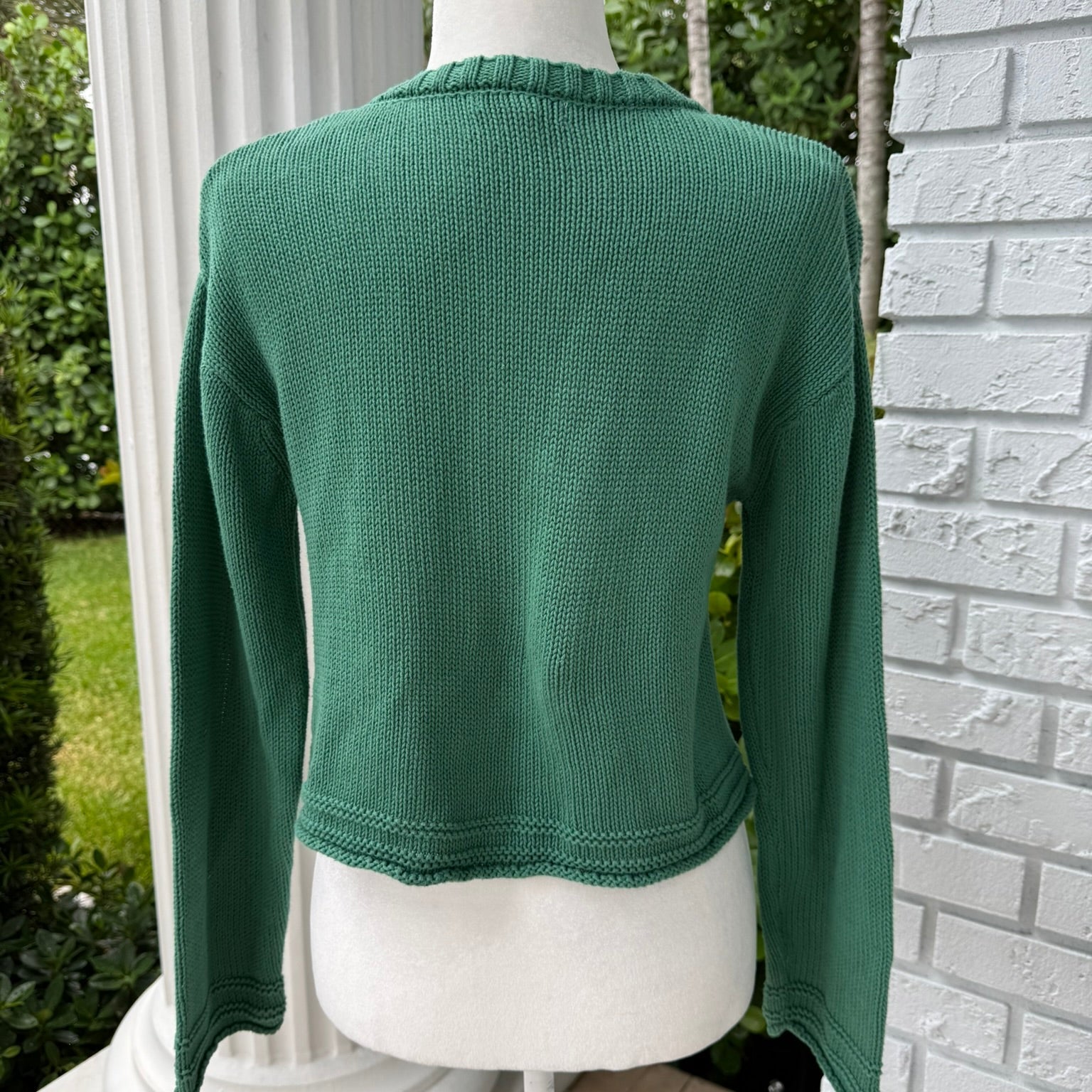 Z Supply Green Knit Crewneck Sweater Size XS