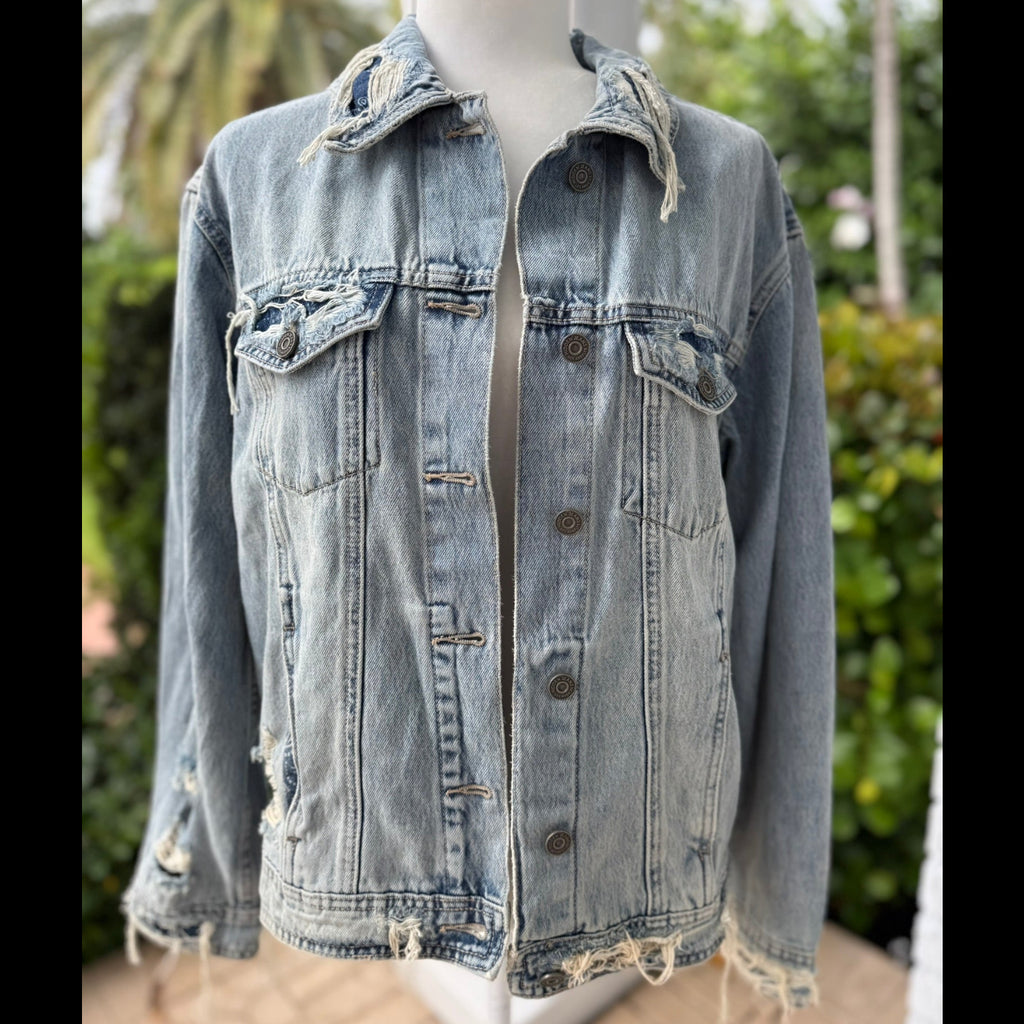 Hidden Los Angeles Bandana Oversized Jacket Size XS