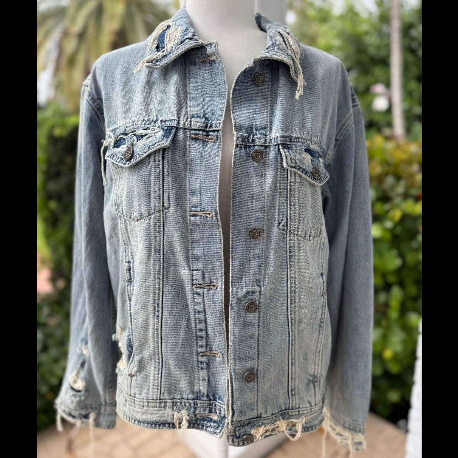Hidden Los Angeles Bandana Oversized Jacket Size XS