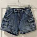 Risen Jeans Cargo Denim Shorts Size 5