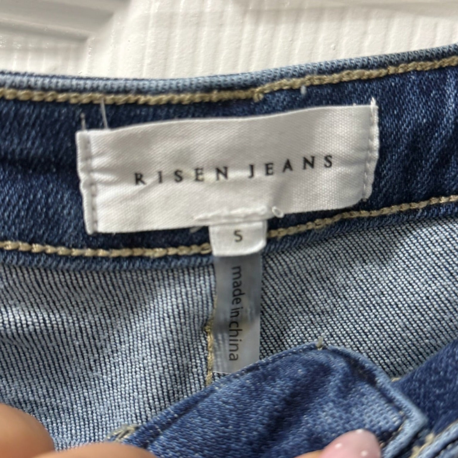 Risen Jeans Cargo Denim Shorts Size 5