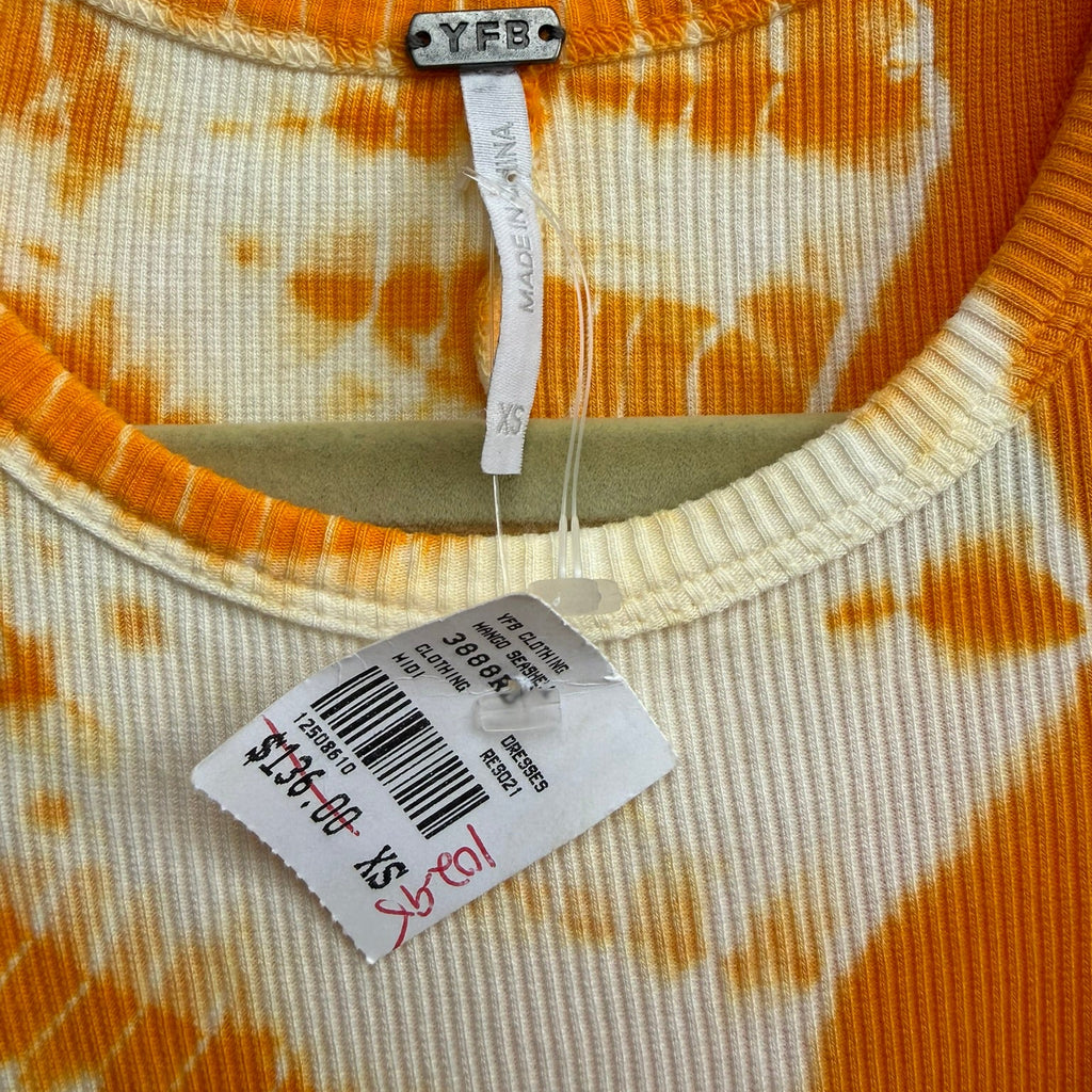 YFB Clothing Tie-Dye Ribbed Midi Dress Size XS