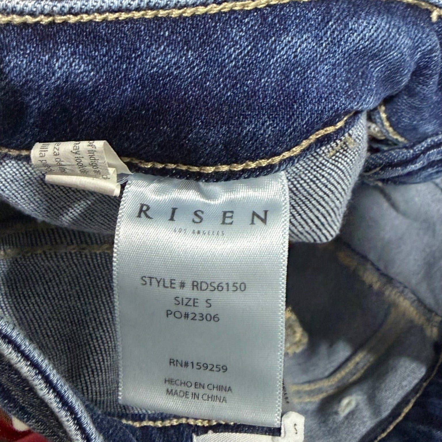 Risen Jeans Cargo Denim Shorts Size 5