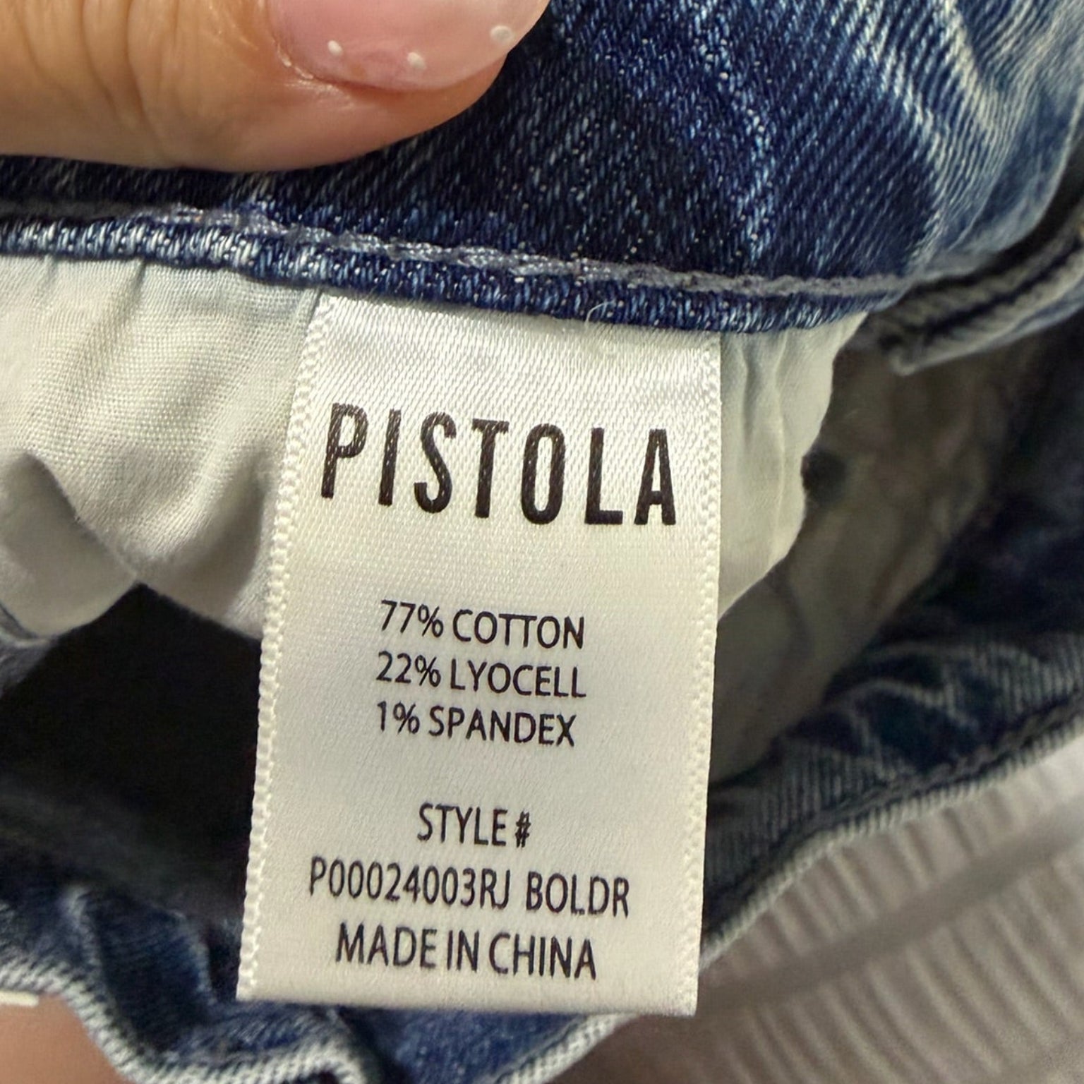 Pistola High Rise Raw Hem Denim Shorts – Relaxed, Lived-In, Size 25