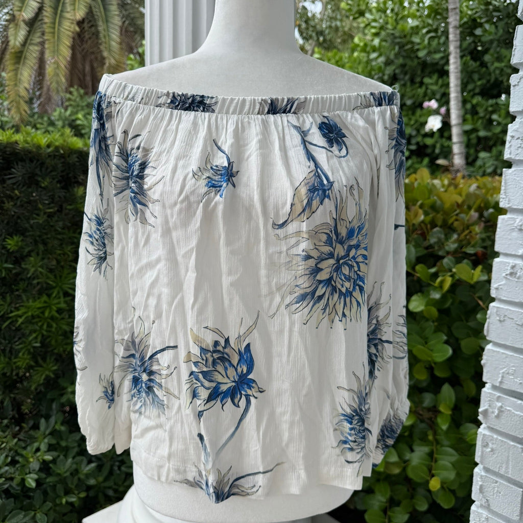 Fifteen Twenty Floral Off-Shoulder Blouse Size XS