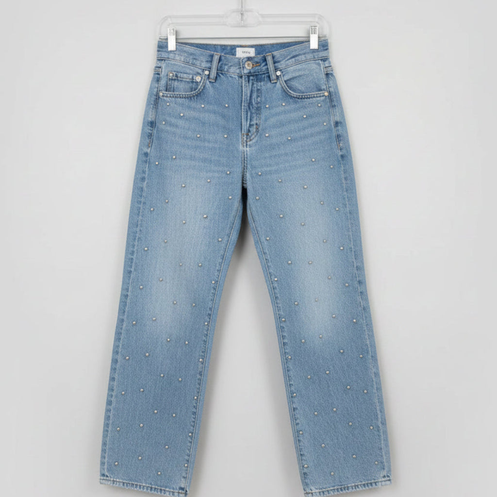 Pistola Aries Studded Straight Leg Jeans Size 25