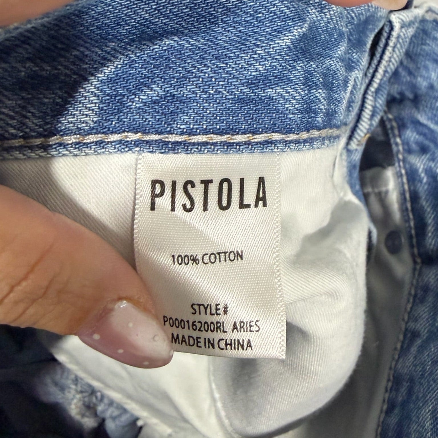 Pistola Aries Studded Straight Leg Jeans Size 25
