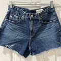 AG Adriano Goldschmied Hailey Cutoff Shorts – Raw Hem, Size 26