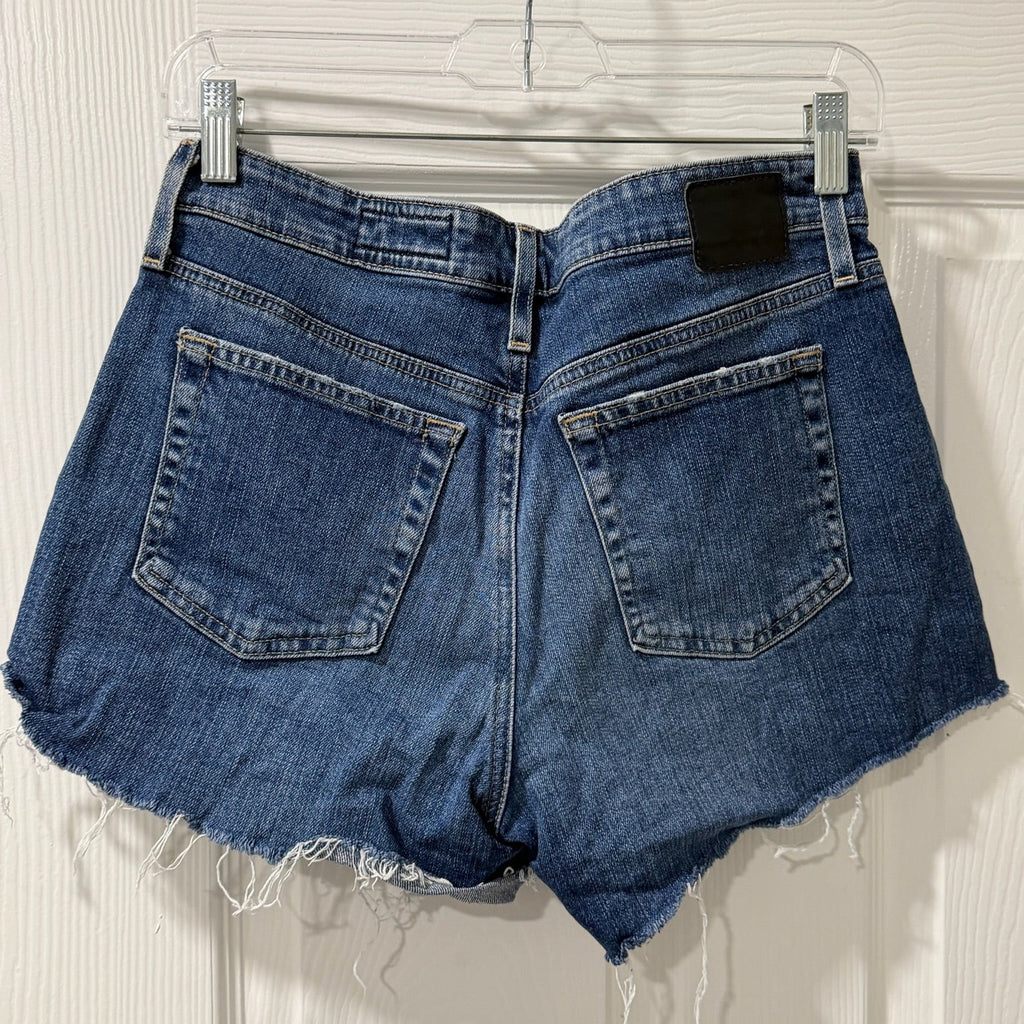 AG Adriano Goldschmied Hailey Cutoff Shorts – Raw Hem, Size 26
