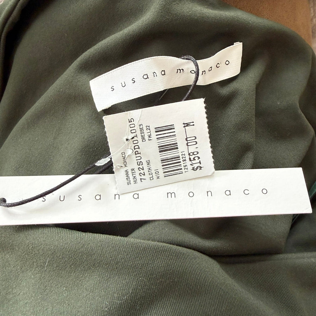 Susana Monaco One-Shoulder Midi Dress Size Medium