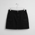 Aritzia TNA Surplus Division Black Cargo Skirt Size 10